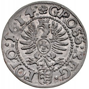 Zikmund III. 1587-1632, Grosz 1614, Krakov.