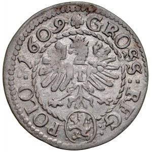Sigismund III 1587-1632, Grosz 1609, Cracow.
