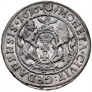 Zygmunt III 1587-1632, Ort 1616 S-A, Gdańsk.