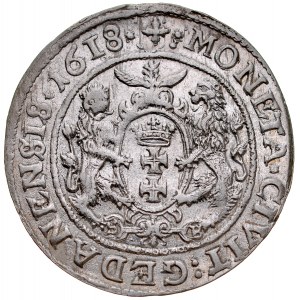 Sigismund III 1587-1632, Ort 1618 S-B, Gdansk.