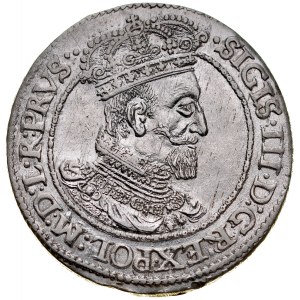 Žigmund III. 1587-1632, Ort 1618, Gdansk, javorový list, R