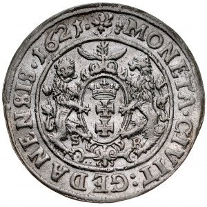 Sigismund III. 1587-1632, Ort 1621 S-B/S-A/1621, Danzig.