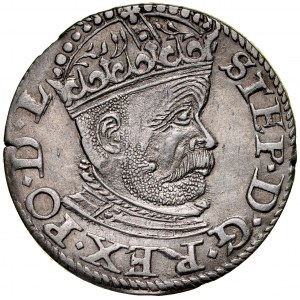 Stefan Batory 1576-1586, Trojak 1585, Riga.