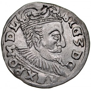 Zygmunt III 1587-1632, Trojak 1597, Lublin. R.