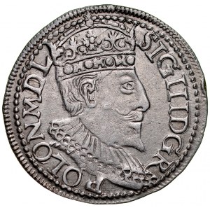 Sigismund III 1587-1632, Trojak 1595, Olkusz.