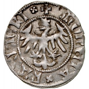 Kazimierz Jagiellończyk 1440-1492, Półgrosz MK, Kraków. RR.