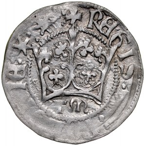 Kazimierz Jagiellończyk 1440-1492, Półgrosz TM, Kraków. RR