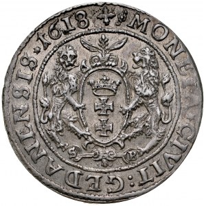 Zygmunt III 1587-1632, Ort 1618 S-B, Gdańsk.