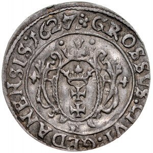 Sigismund III. 1587-1632, Grosz 1627, Danzig.