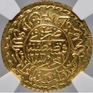 Turkey, Mahmud 1808-1839, New Adli Altin AH 1223/20, Istanbul.