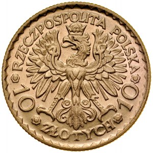 II RP, 10 złotych 1925, Chrobry, Warszawa.