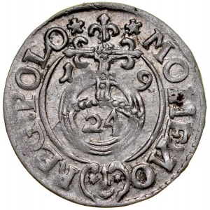 Zygmunt III 1587-1632, Półtorak 1619, Bydgoszcz. Odwrócone N.