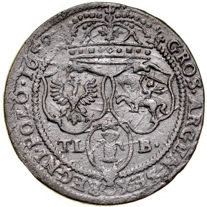 Jan II Kazimierz 1649-1668, Szóstak 1658 TL-B, Kraków.
