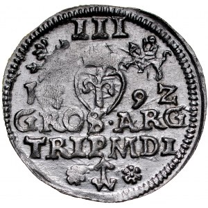 Zikmund III. 1587-1632, Trojak 1592, Vilnius.