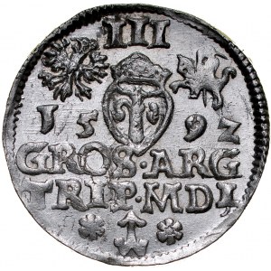 Žigmund III. 1587-1632, Trojak 1592, Vilnius.