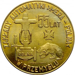 Pamätná medaila z roku 1978, ktorú financovala Automatizovaná továreň  Mera Polna v Przemyśli.