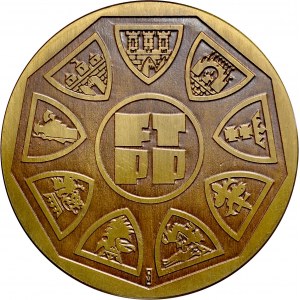 1968 geprägte Medaille anlässlich des 10. Nordpolnischen Theaterfestivals in Toruń.