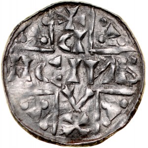 Nemecko, Heinrich V 1018-1026, Denar, Regensburg.