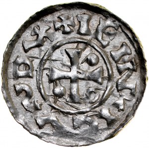 Deutschland, Heinrich II. 1002-1024, Denar, Augsburg.