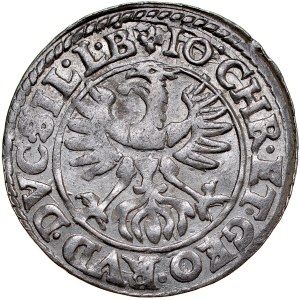 Silesia, Duchy of Legnicko-Brzesko-Wołowskie, Jan Chrystian and Jerzy Rudolf 1603-1621, 3 krajcary 1616, Zloty Stok.