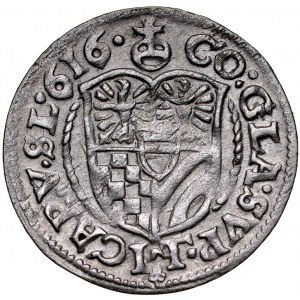 Śląsk, Księstwo Ziębicko-Oleśnickie, Karol II 1587-1617, 3 krajcary 1616, Oleśnica.
