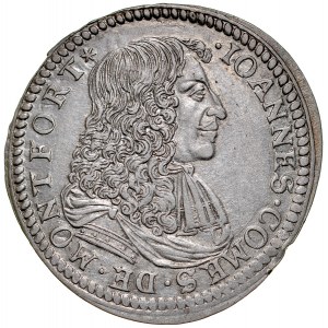 Nemecko, Montfort, Johann VIII 1662-1686 XV Kreuzer 1678, Langenargen