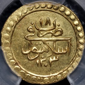Türkei, Selim III. 1789-1807, Altin AH 1203/18, Istambul.