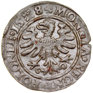 Sigismund I the Old 1506-1548, Grosz 1528, Cracow.