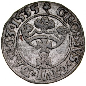 Zikmund I. Starý 1506-1548, Grosz 1535, Gdaňsk.
