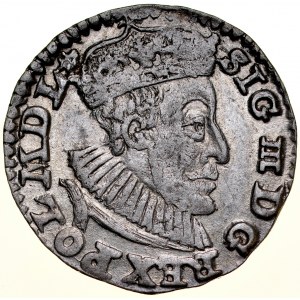 Zygmunt III 1587-1632, Trojak 1591, Olkusz.