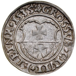 Sigismund I. der Alte 1506-1548, Grosz 1535, Elbląg.