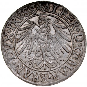 Herzogliches Preußen, Albrecht Hohenzollern 1525-1568, Grosz 1538, Königsberg.