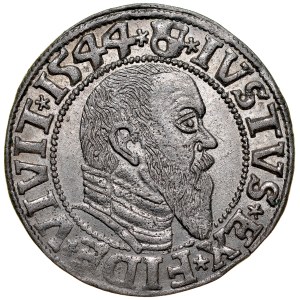 Kniežacie Prusko, Albrecht Hohenzollern 1525-1568, Grosz 1544, Königsberg.
