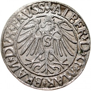 Knížecí Prusko, Albrecht Hohenzollern 1525-1568, Grosz 1544, Königsberg.