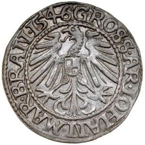 Schlesien, Herzogtum Krosno, Jan Kostrzyn 1535-1571, Grosz 1546, Krosno.