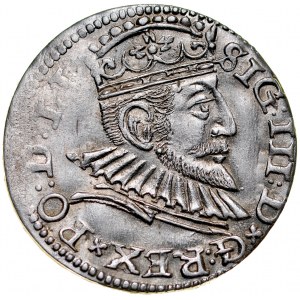 Sigismund III. 1587-1632, Trojak 1592, Riga.