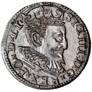 Zygmunt III 1587-1632, Trojak 1596, Ryga.