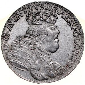 August III 1733-1763, Trojak 1754 E-C, Lipsko.