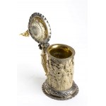 German ivory and silver tankard - Augsburg 17th century, mark of ULRICH BOAS