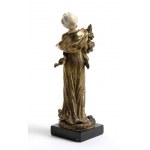 French Art Déco bronze and ivory sculpture - ca. 1910, sculptor DOMINIQUE ALONSO