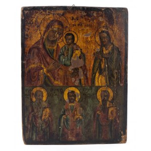 Russian icon of the Our Lady of Smolensk - 19th century