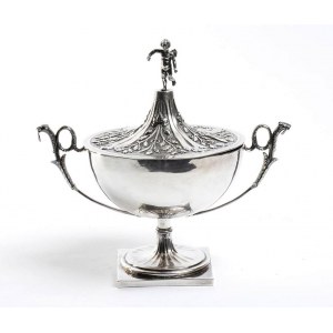 Papal States silver covered cup - Rome circa 1830
