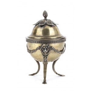 Italian silver sugar basket - Lombardo-Venetian Kingdom, Venice 1812-1872