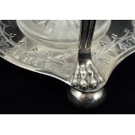 English Victorian sterling silver strawberry serving set - London 1870, mark of Martin Hall & Co.