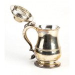 English sterling silver Victorian tankard - London 1899, mark of GOLDSMITHS & SILVERSMITHS Co.