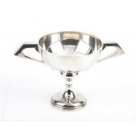 English Art Deco sterling silver cup - London 1912 mark of Hukin & Heath