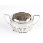 English Victorian sterling silver Sugar Basket - London 1883, marks of argentieri HOLLAND, ALDWICNKLE & SLATER