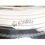 English Edwrdian sterling silver sugar basket - Chester 1901, mark of NATHAN & HAYES