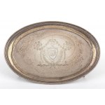 English Edwardian sterling silver salver - London 1909, mark of MUNSEY & Co. Ltd