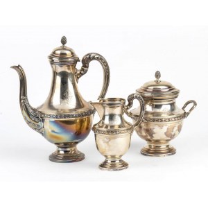 French sterling silver coffee service - Paris early 20th century, SERVAIS & GUBERT